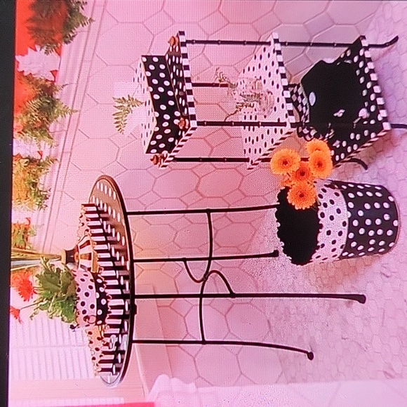 MACKENZIE-CHILDS DOT WASTE BIN NIB - Picture 8 of 8